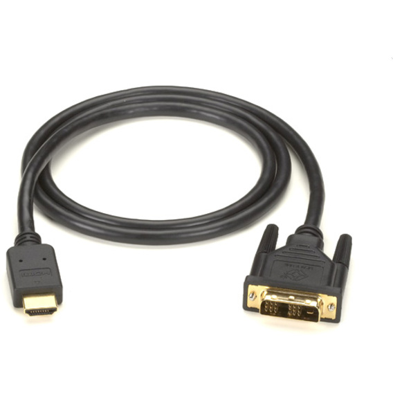 Black Box HDMI to DVI-D Cable, M/M, PVC, 2-m (6.5-ft.)