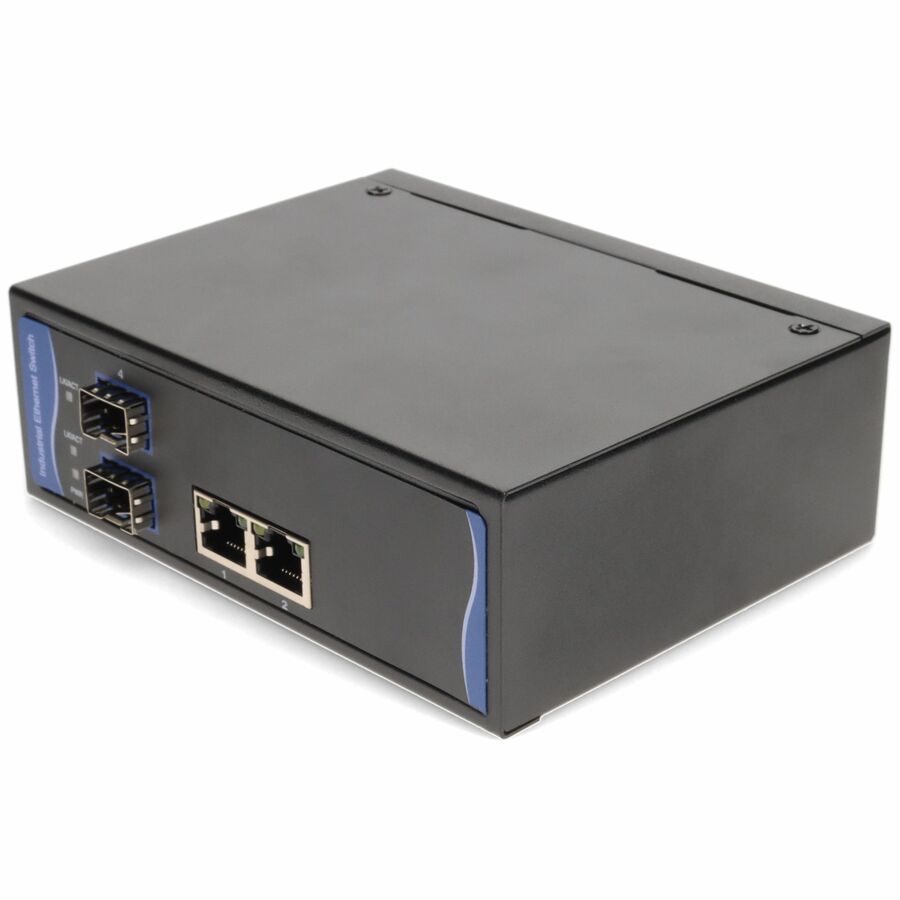 AddOn 10/100/1000Base-TX(RJ-45) x2 to 2 Open SFP Gigabit Ethernet Switch