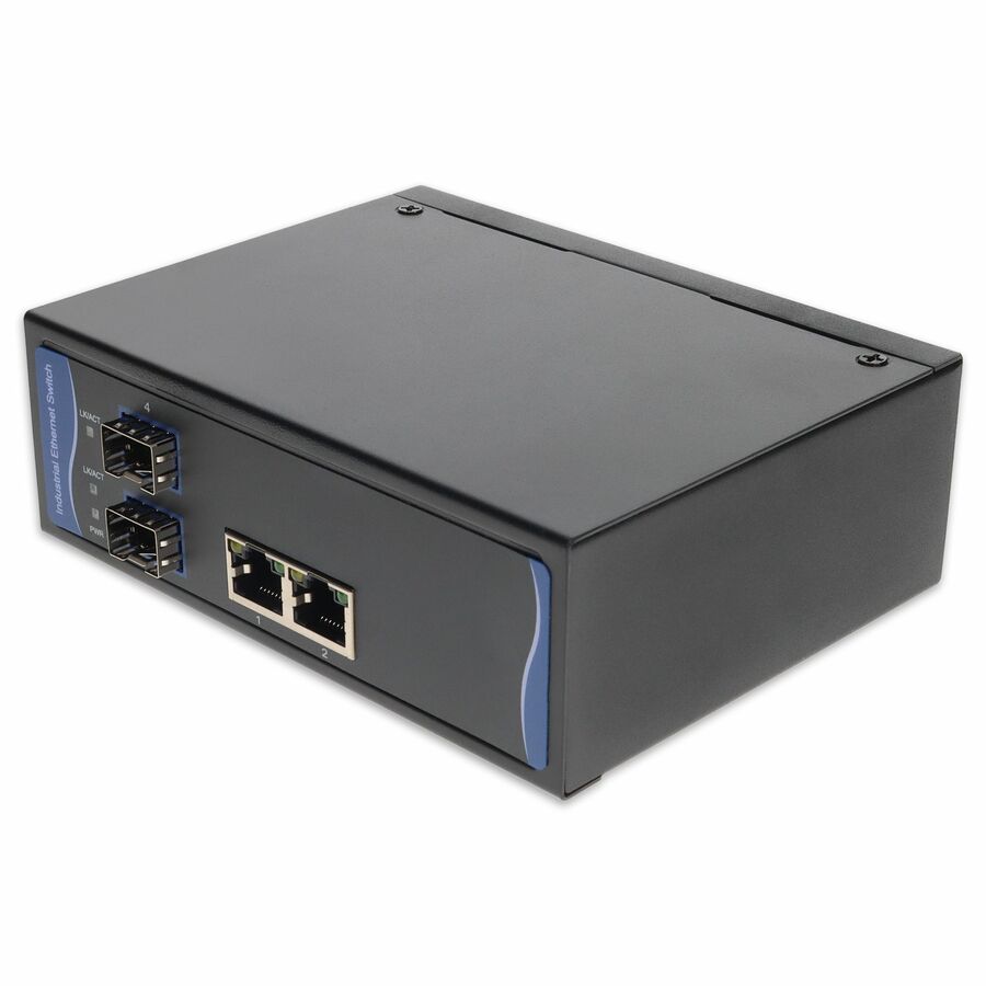 AddOn 10/100/1000Base-TX(RJ-45) x2 to 2 Open SFP Gigabit Ethernet Switch