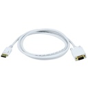 Monoprice 6ft 28AWG DisplayPort to VGA Cable - White