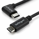 StarTech 3.3ft (1m) USB-C Charging Cable, Right-Angled, Charge & Sync, 60W (3A) PD, USB 2.0 Laptop Charger Cable - USB C Charging Cord