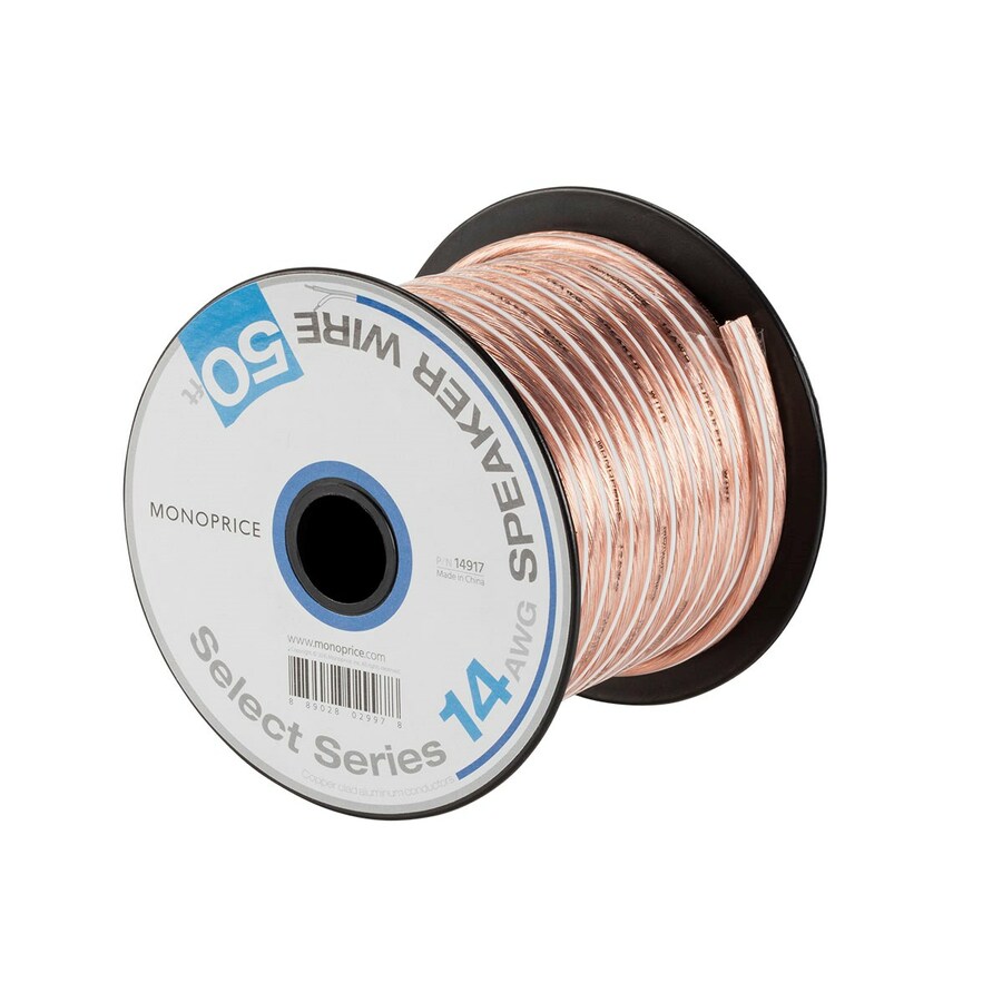 Monoprice Select Series 14AWG Speaker Wire, 50ft