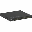 Netgear M4250-40G8XF-PoE+ AV Line Managed Switch - 40 Ports - Manageable - Gigabit Ethernet, 10 Gigabit Ethernet - 10/100/1000Base-T, 10GBase-X - 3 Layer Supported - Modular - 89.20 W Power Consumption - 960 W PoE Budget - Optical Fiber, Twisted Pair - PoE Ports - 1U - Rack-mountable, Table Top - Lifetime Limited Warranty