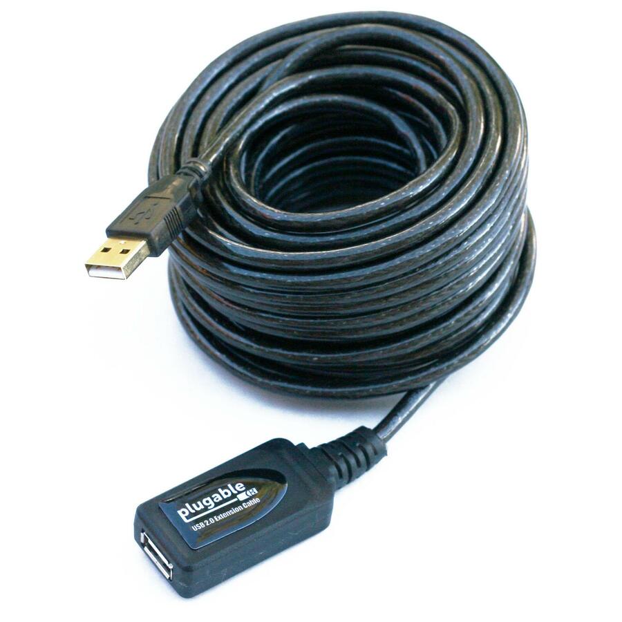 Plugable USB Extension Cable - 33 Foot, Black