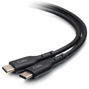 C2G 1.5ft (0.5m) USB-C® Male to USB-C Male Cable (20V 5A) - USB 2.0 (480Mbps)