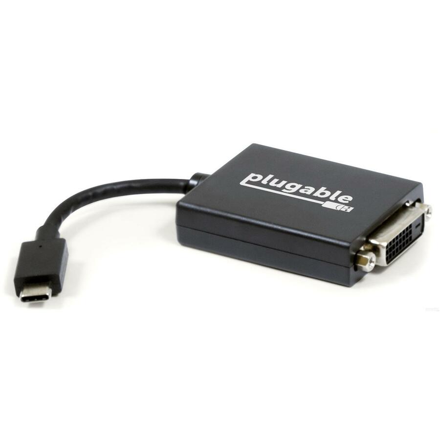 Plugable USB C to DVI Adapter - Standardize Legacy DVI Displays Across Modern USB-C Laptops