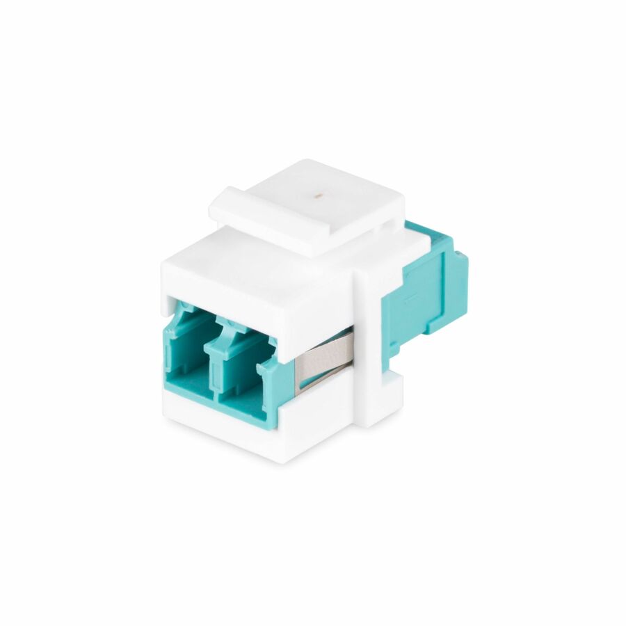 StarTech.com LC to LC Coupler, LC Fiber Coupler, LC/UPC Duplex Keystone Jack, Fiber Optic Keystone Coupler for Patch Panel - LC to LC keystone coupler supports Single Mode and Multimode fiber cables; Ideal for keystone patch panels and wall plates; Toolless setup; Insertion Loss rated below 0.2dB; Supports 9/125um 62.5/125um and 50/125um fiber cores; Includes dust covers