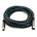 Monoprice Premier XLR Audio Cable - 25 ft XLR Audio Cable for Audio Device, Microphone - First End: 1 x XLR Audio - Male - Second End: 1 x XLR Audio - Female - Shielding - Gold Plated Connector