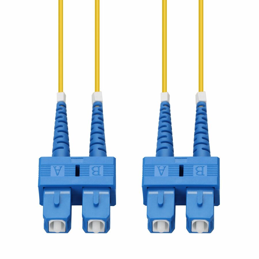 AddOn 40m SC to SC Yellow OS2 Duplex OFNR (Riser-Rated) SMF Fiber Patch Cable