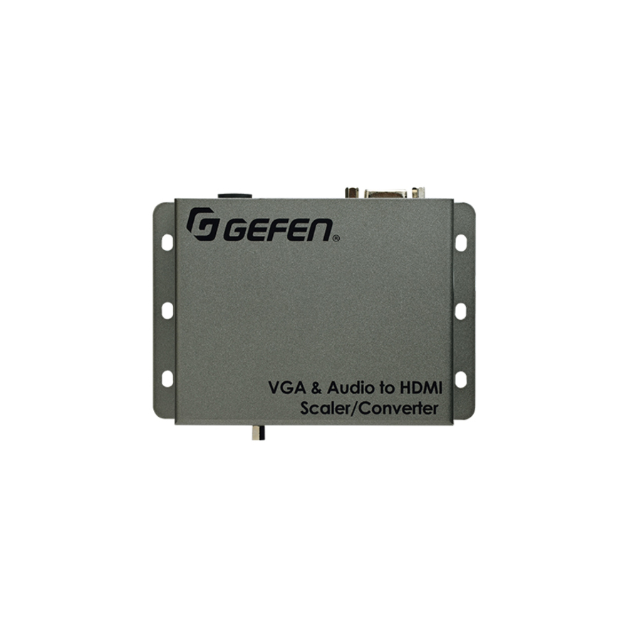 Gefen VGA & Audio to HD Scaler / Converter - Functions: Video Scaling - 1920 x 1200 - VGA - USB - Audio Line In - 1 - External