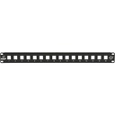 Black Box Multimedia Patch Panel - 1U, 16-Port