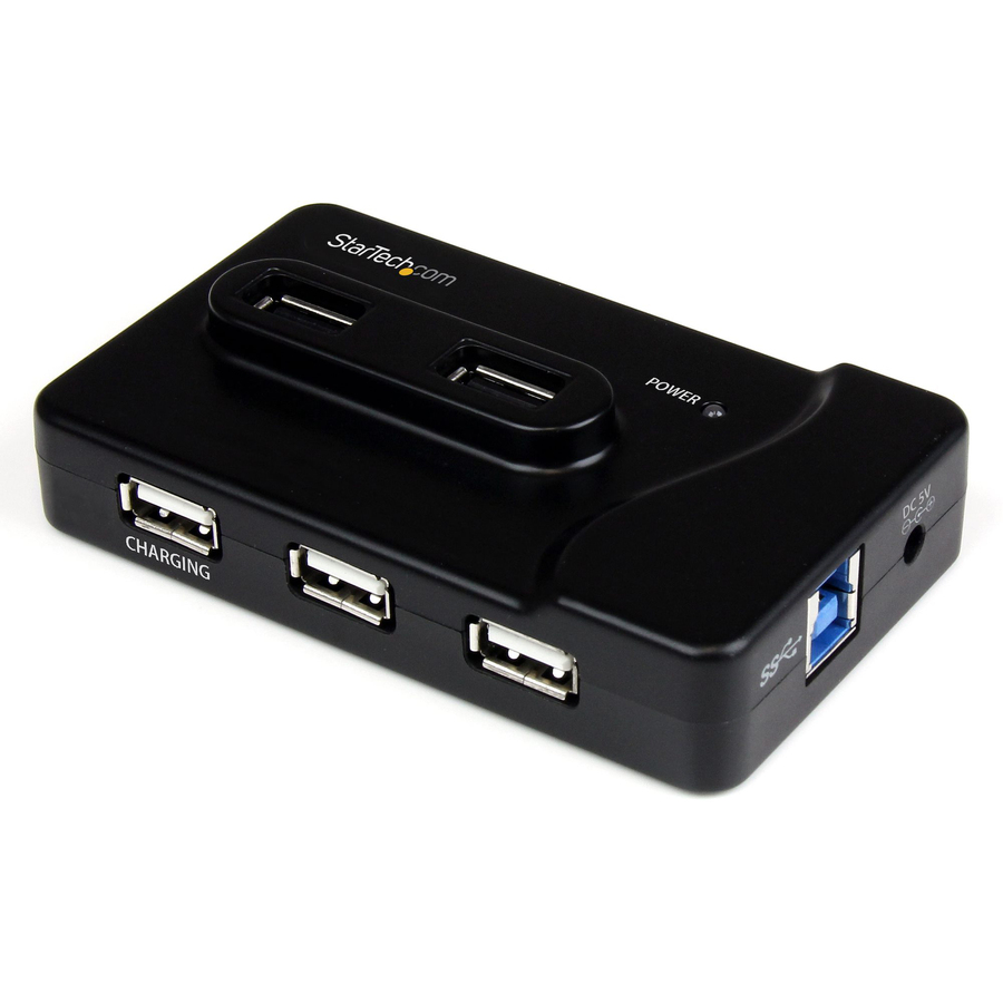 StarTech 6 Port USB 3.0 / USB 2.0 Combo Hub with 2A Charging Port - 2x USB 3.0 & 4x USB 2.0