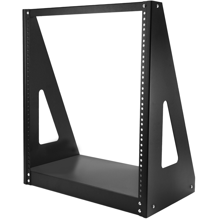 StarTech 2-Post 12U Heavy-Duty Desktop Server Rack, Small Open Frame 19in Network Rack for Home/Office IT Equipment, TAA Compliant