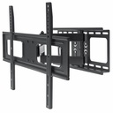 Wall Mount for TV & Monitors (Full Motion), For screens 37" to 65" , VESA compatability: all between 200x200mm and 600x400mm - check the dimensions of the four mounting holes on back of screen to ensure it fits, Max 50kg, Black, Bracket, Lifetime Warranty
