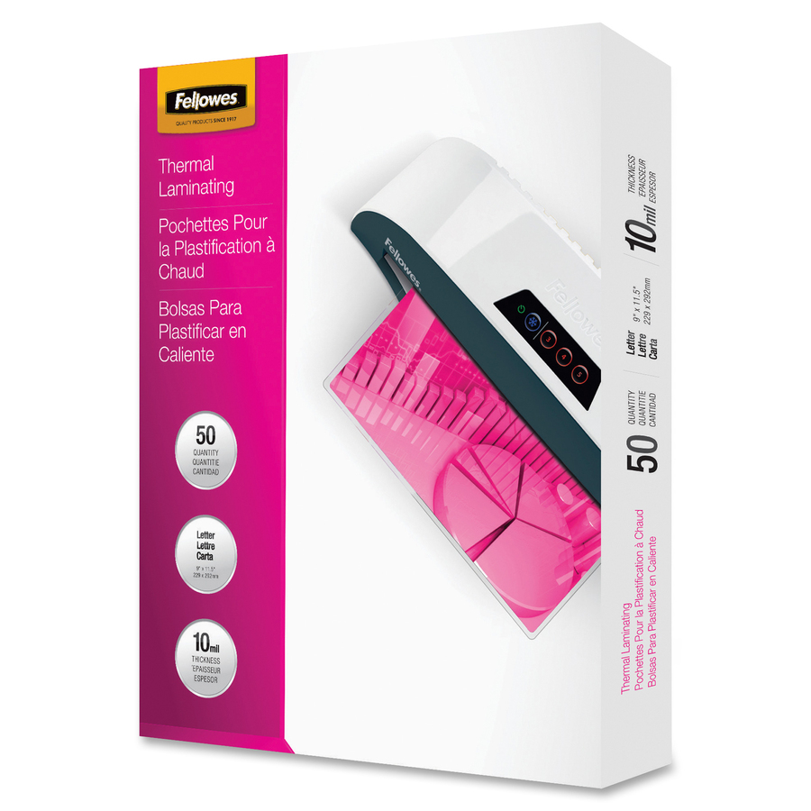 Fellowes Letter-Size Laminating Pouches