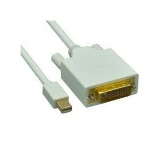 Unirise 10ft Mini Displayport to DVID Dual link Cable, Male- Male, 32AWG