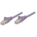 Intellinet Network Solutions Cat6 UTP Network Patch Cable, 3 ft (1.0 m), Purple