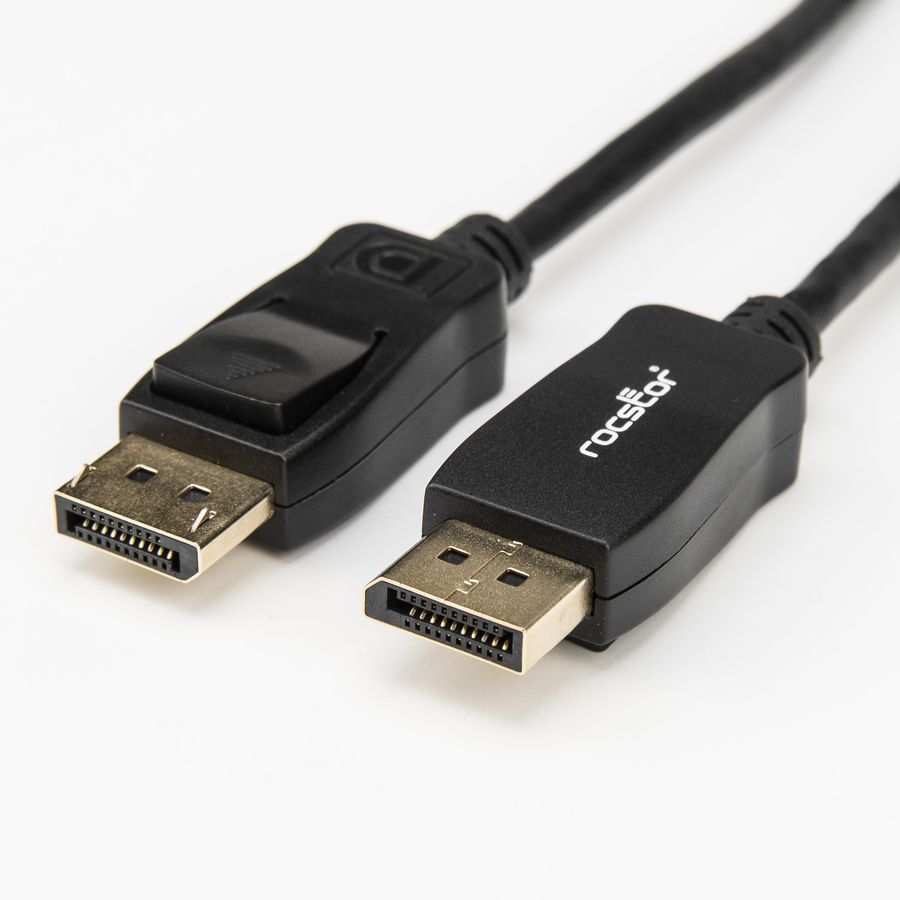 Rocstor Premium 3ft / 1m DisplayPort 1.2 Cable M/M - DisplayPort 4k - DisplayPort Male Digital Audio/Video - 3ft