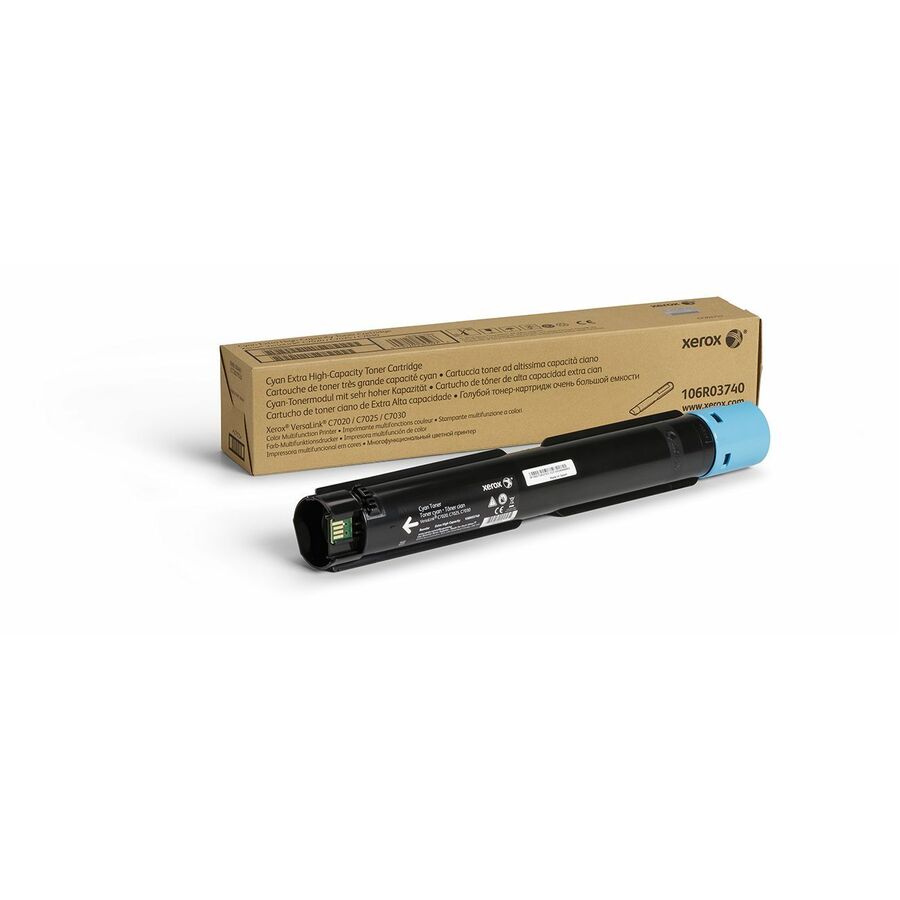 Xerox Genuine Xerox® VersaLink® C7000 Series Color Multifunction Printers Cyan High capacity Toner Cartridge (16500 Pages) - 106R03740