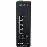 Eaton Tripp Lite Series 4-Port Lite Managed Industrial Gigabit Ethernet Switch - 10/100/1000 Mbps, 2 GbE SFP Slots, -10° to 60°C, DIN Mount, TAA