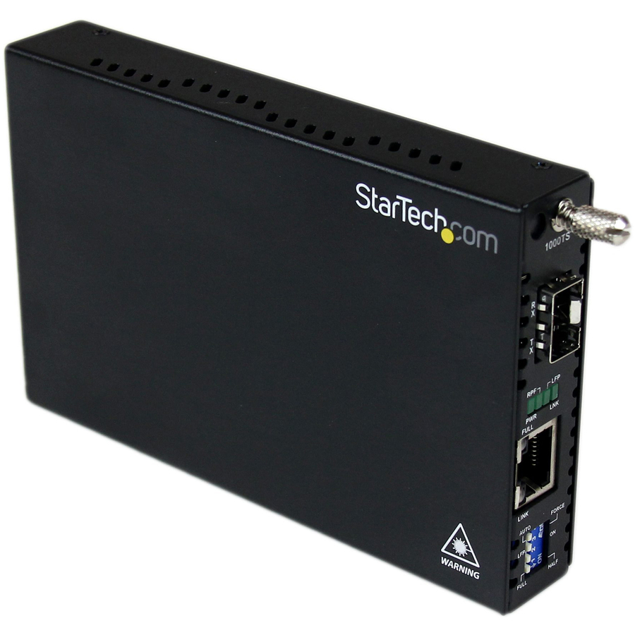 StarTech Gigabit Ethernet Fiber Media Converter with Open SFP Slot, TAA