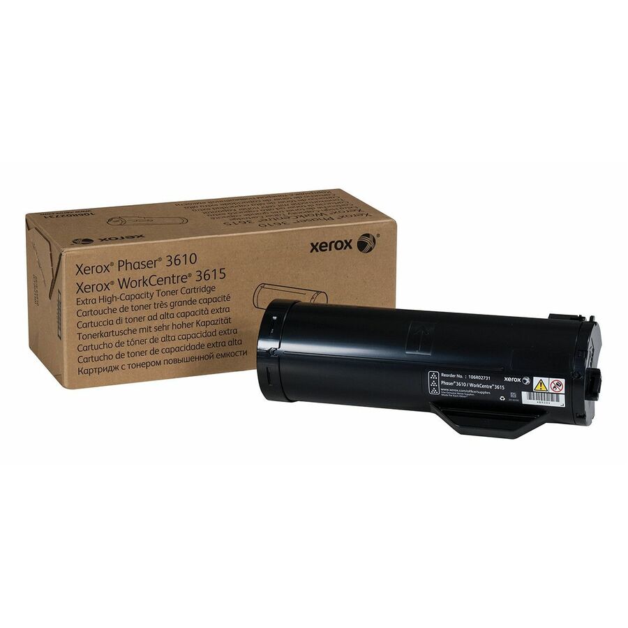 Xerox Genuine Phaser® 3610, WorkCentre® 3615 Black Extra High capacity Toner Cartridge (25300 Pages) - 106R02731
