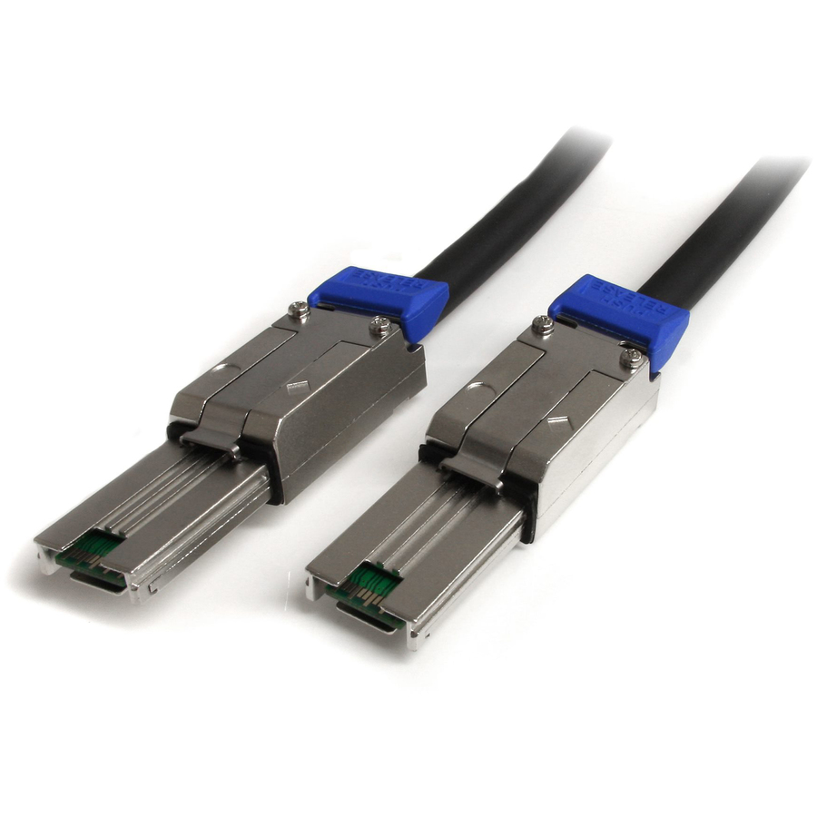 StarTech 1m External Mini SAS Cable, Serial Attached SCSI SFF-8088 to SFF-8088, TAA