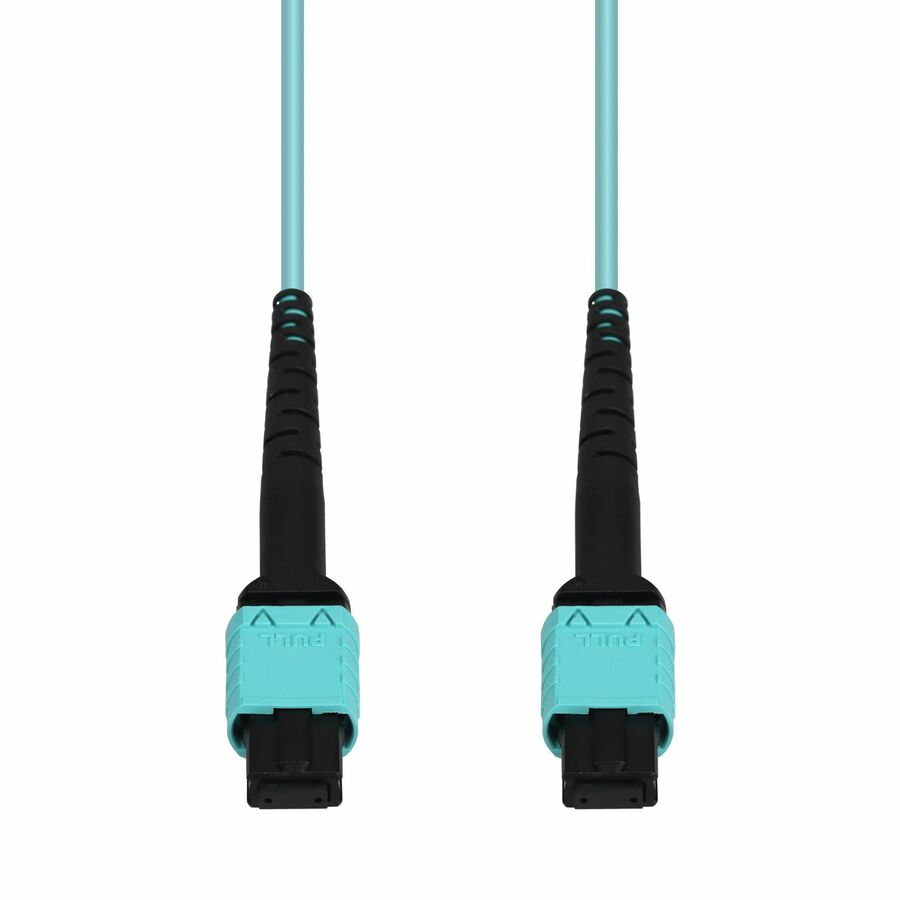 AddOn 3m MPO/UPC to MPO/UPC Aqua OM4 OFNR (Riser-Rated) 12-Strand Fiber Patch Cable - 9.84 ft Fiber Optic Network Cable for Network Device - First End: MPO/UPC Network - Female - Second End: MPO/UPC Network - Female - Patch Cable - Riser, OFNR - 50/125 µm - Aqua - 1.0