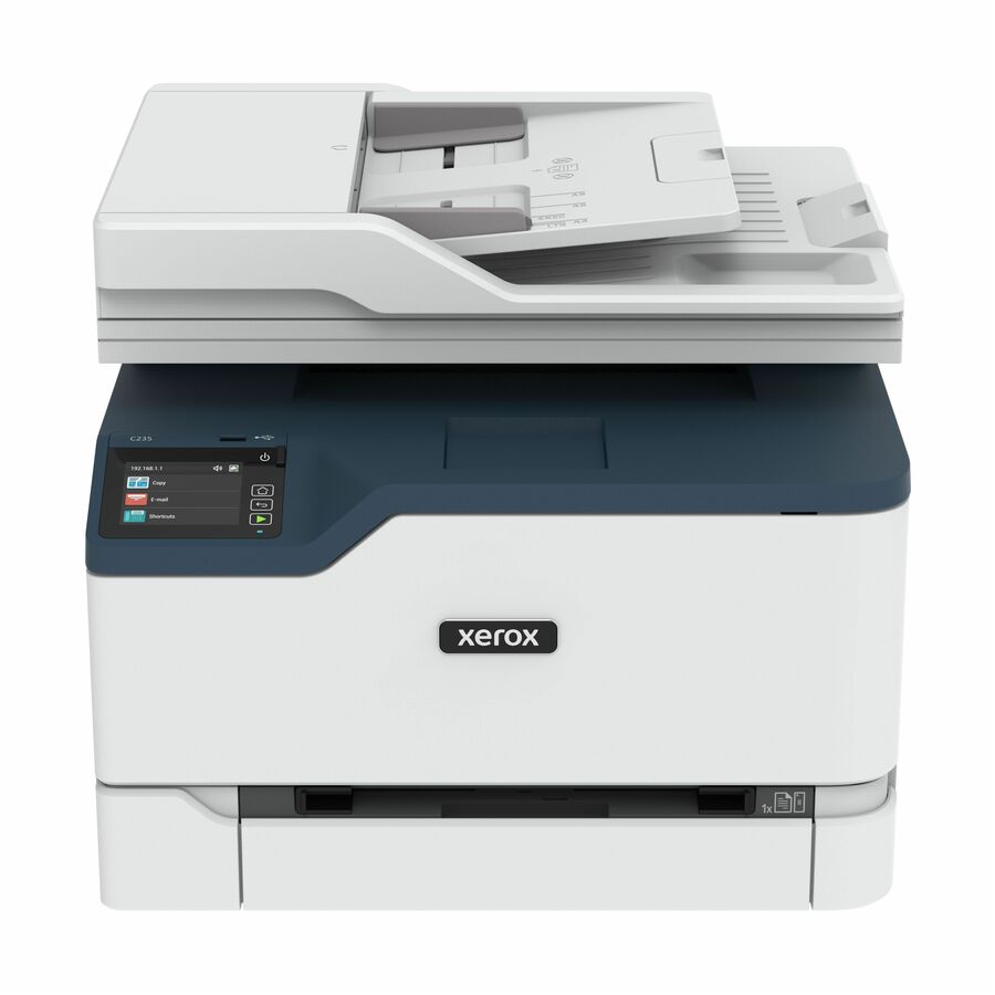 Xerox C235 Color Multifunction Printer, Print/Copy/Scan/Fax, Up To 24ppm, Letter/Legal, Automatic 2-Sided Print, USB/Ethernet/Wi-Fi, 250-Sheet Tray, 110V