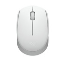 Logitech M170 Mouse - Optical - Wireless - Radio Frequency - 2.40 GHz - Off White - USB - Symmetrical
