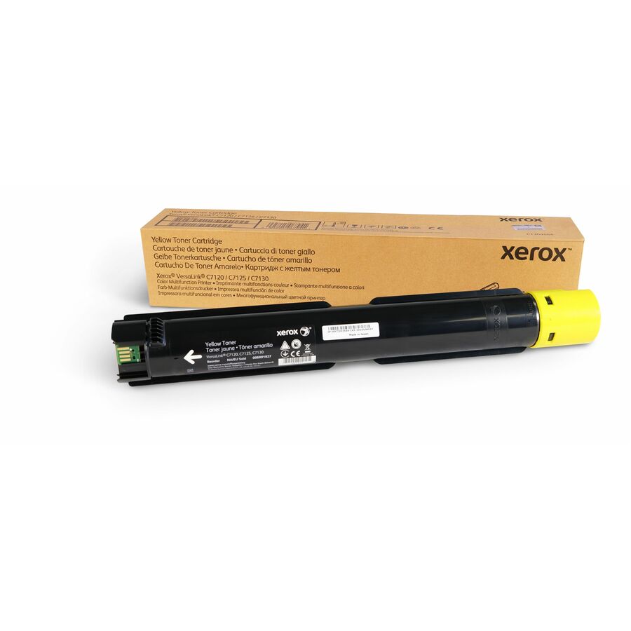 Xerox Genuine Xerox® VersaLink® C7100 Series Color Multifunction Printers Yellow Extra High capacity Toner Cartridge (18500 Pages) - 006R01827
