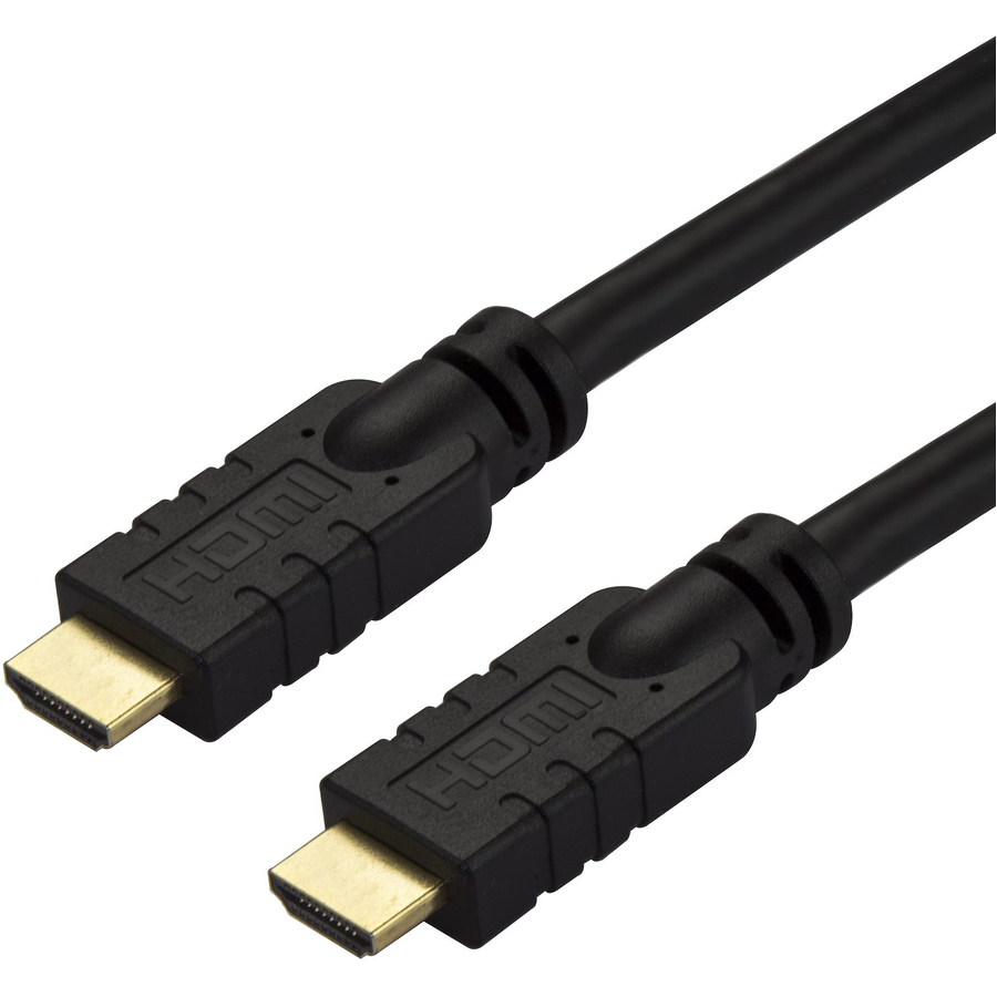 StarTech.com 30ft (10m) HDMI 2.0 Cable - 4K 60Hz UHD Active High Speed HDMI Cable - CL2 Rated for In Wall Install - Durable - HDR, 18Gbps - 30ft (10m) Active Ultra HD HDMI 2.0 Cable - 4K 60Hz/dual video/HDR/CEC/21:9 aspect ratio/BT.2020 - 32ch audio/4 user multistream - PVC jacket/CL2 Fire Rating/Al-Mylar EMI shield - High Speed HDMI cable ideal for in-wall install - Supports HDMI 2.0