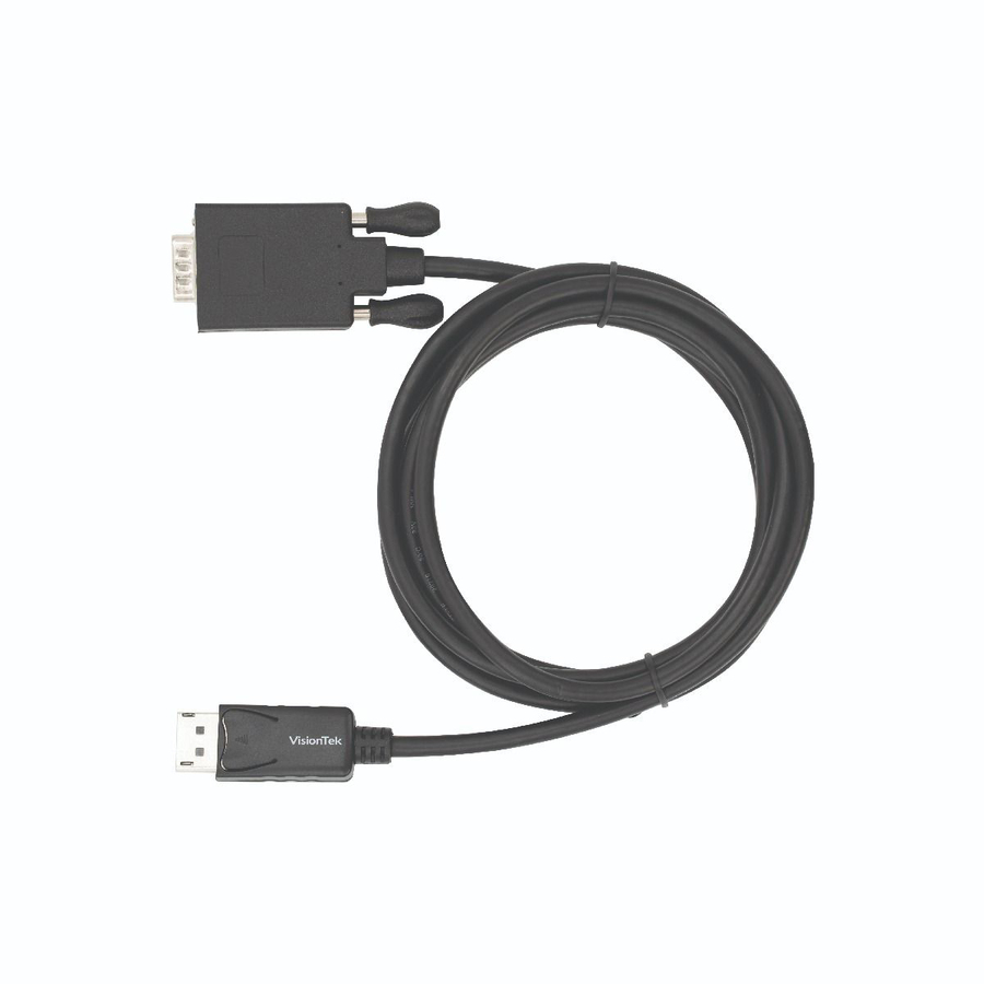 VisionTek DisplayPort to VGA 2 Meter Cable (M/M)