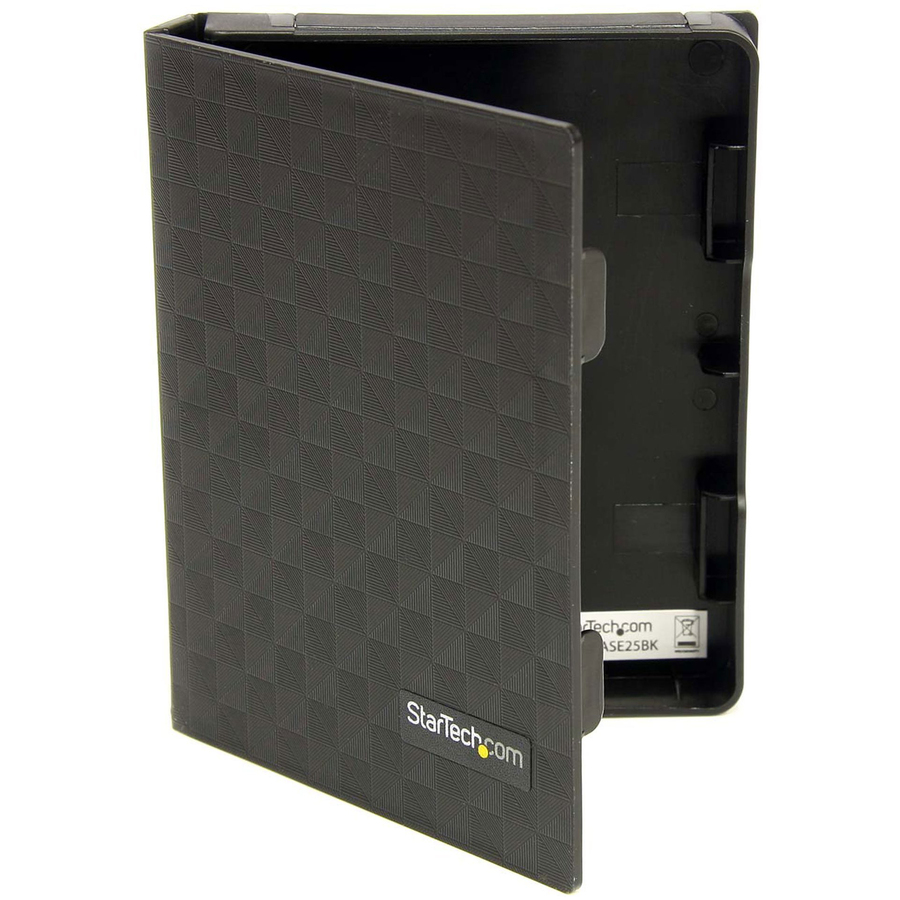 StarTech 2.5in Anti-Static Hard Drive Protector Case, Black (3pk), TAA