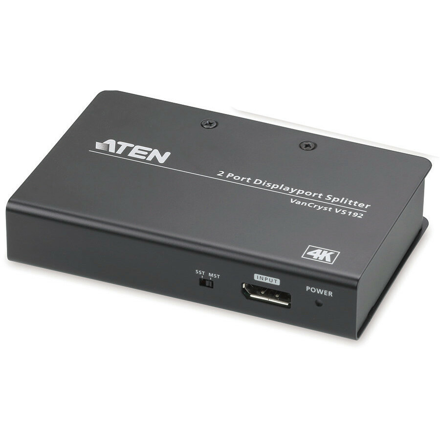 ATEN 2-Port 4K DisplayPort Splitter-TAA Compliant