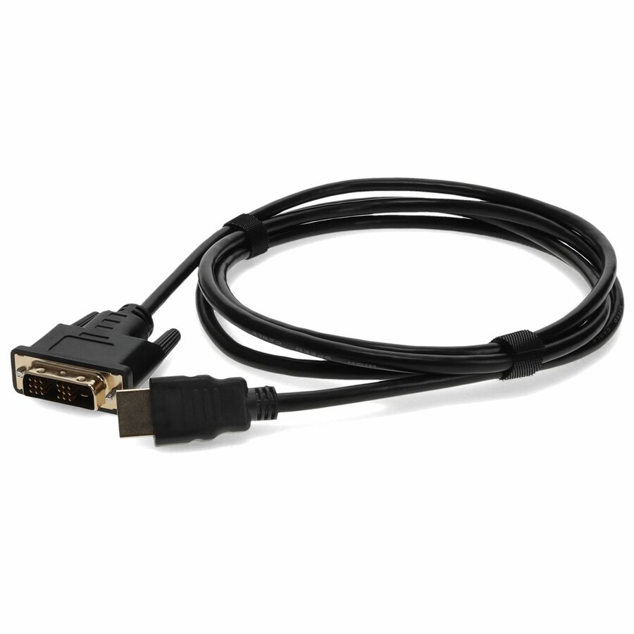 6ft HDMI 1.3 Male to DVI-D Single Link (18+1 pin) Female Black Cable For Resolution Up to 1920x1200 (WUXGA)