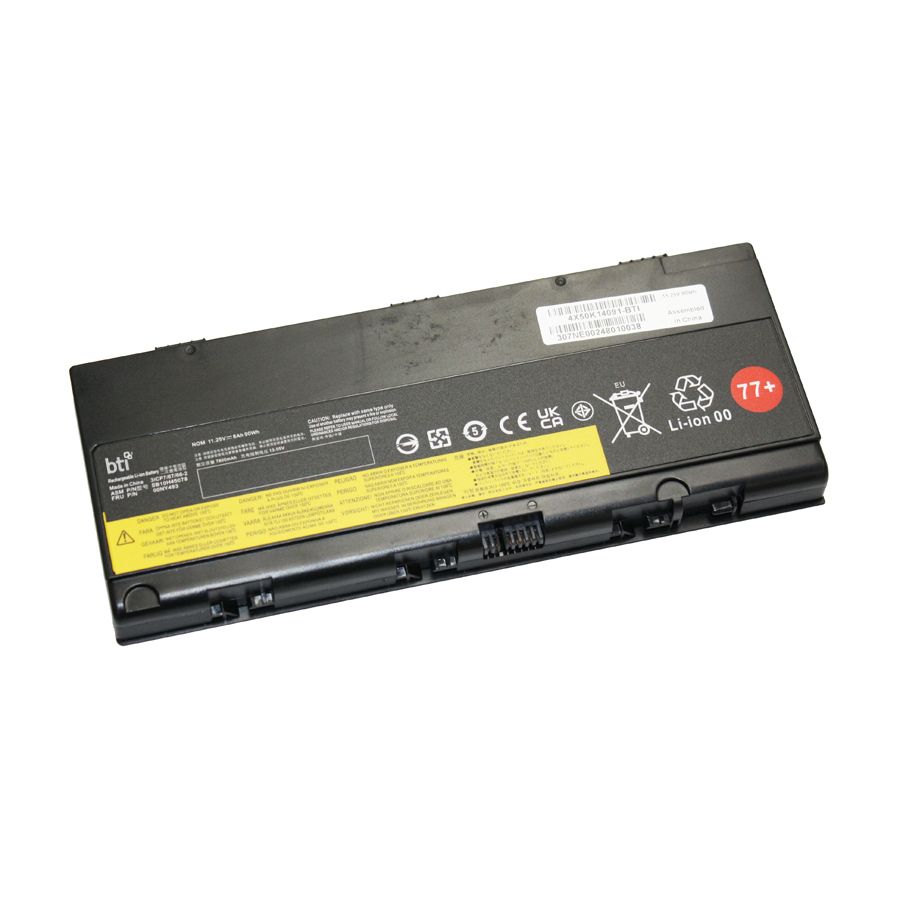 BTI 4X50K14091-BTI 6-CELL 11.25V LI-ION BATTERY 00NY492, 01AV496, 77+, SB10H45078, 00NY493, 4X50K14091, L17L6P51, SB10K97634