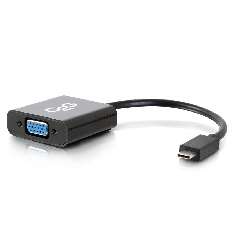 C2G USB C to VGA Video Adapter Converter - USB 3.1 - 1080p - M/F