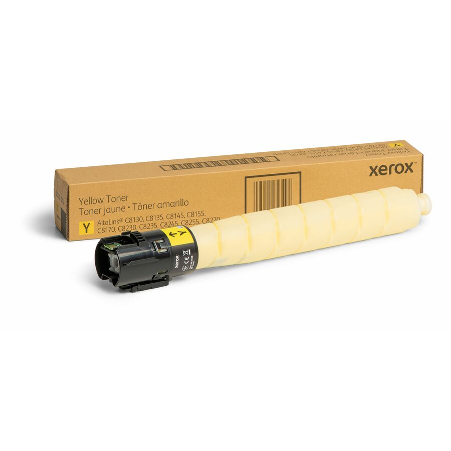 Xerox Genuine Xerox® AltaLink® C8100 Series Color Multifunction Printers? C8200 Series Color Multifunction Printers Yellow Toner Cartridge