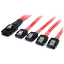 StarTech 1m Serial Attached SCSI SAS Cable - SFF-8087 to 4x Latching SATA