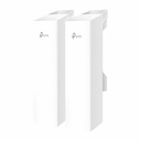 TP-Link EAP215-Bridge KIT Single Band IEEE 802.11 a/b/g/n/ac/ax/be 867 Mbit/s Wireless Bridge - Indoor/Outdoor - 5 GHz - Internal - MIMO Technology - Multi User MIMO - 3 x Network (RJ-45) - Gigabit Ethernet - Pole-mountable - IP65
