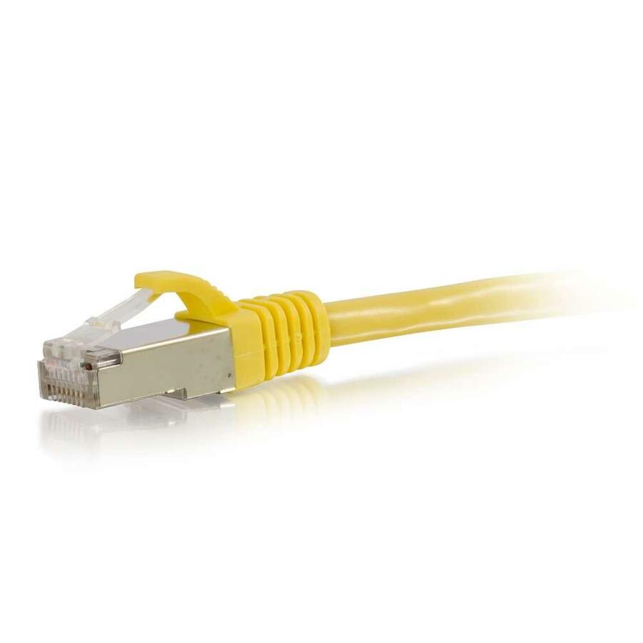C2G 3ft Cat6 Ethernet Cable - Snagless Shielded (STP) - Yellow