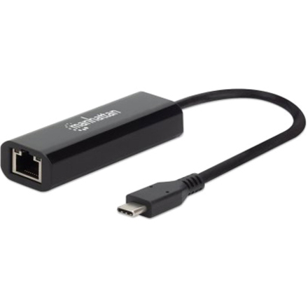 USB-C to 2.5GBASE-T Gigabit (10/100/1000 Mbps & 2.5 Gbps) RJ45 Network Adapter, Multi-Gigabit Ethernet, Black, Three Year Warranty, Equivalent to US2GC30