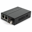 AddOn 2x 10/100/1000Base-TX(RJ-45) to 1000Base-SX(LC) MMF 850nm 550m Media Converter with PoE+