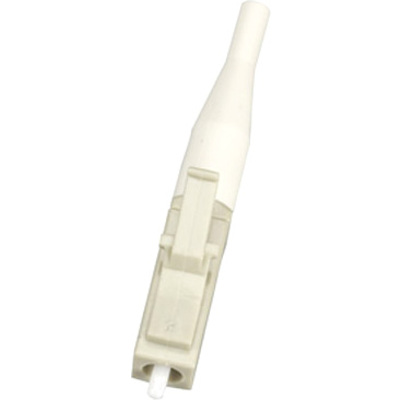 Black Box Ceramic Fiber Optic Connector - 127-micron, Multimode, Simplex, LC, 0.9-mm Boot