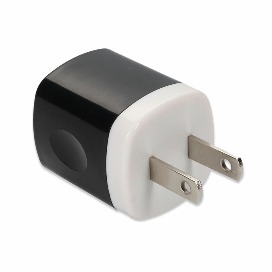 AddOn Wall Charger 1X 2USB-A 2.0 5v 1.5A, Black