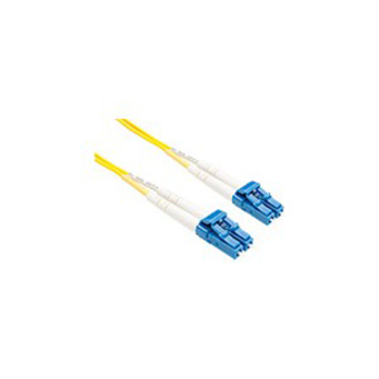 Unirise Fiber Optic Duplex Patch Network Cable - 32.81 ft Fiber Optic Network Cable for Network Device - First End: 2 x LC Network - Male - Second End: 2 x LC Network - Male - Patch Cable - Yellow