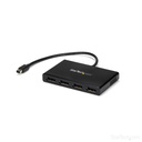 StarTech 4-Port Multi Monitor Adapter, Mini DisplayPort 1.2 to DP MST Hub, 4x 1080p, Video Splitter for Extended Desktop Mode, Windows