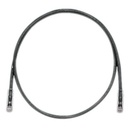 PANDUIT Cat.6 UTP Patch Cable - RJ-45 Male Network - RJ-45 Male Network - 7ft - Black, Clear