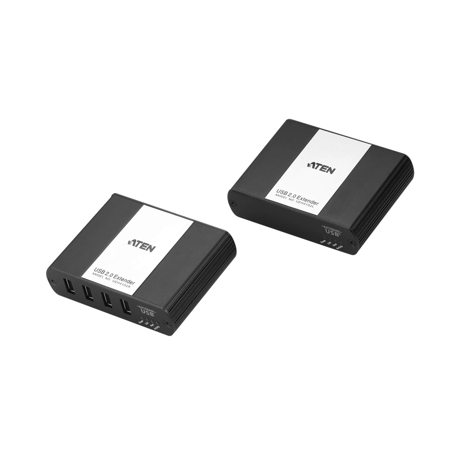 Aten 4-Port USB 2.0 Cat 5 Extender over LAN-TAA Compliant